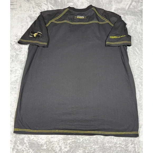 Vintage Coogi Australia Graphic‎ T-Shirt Embroidered Logo Accents Black Tee XXXL - Picture 9 of 11